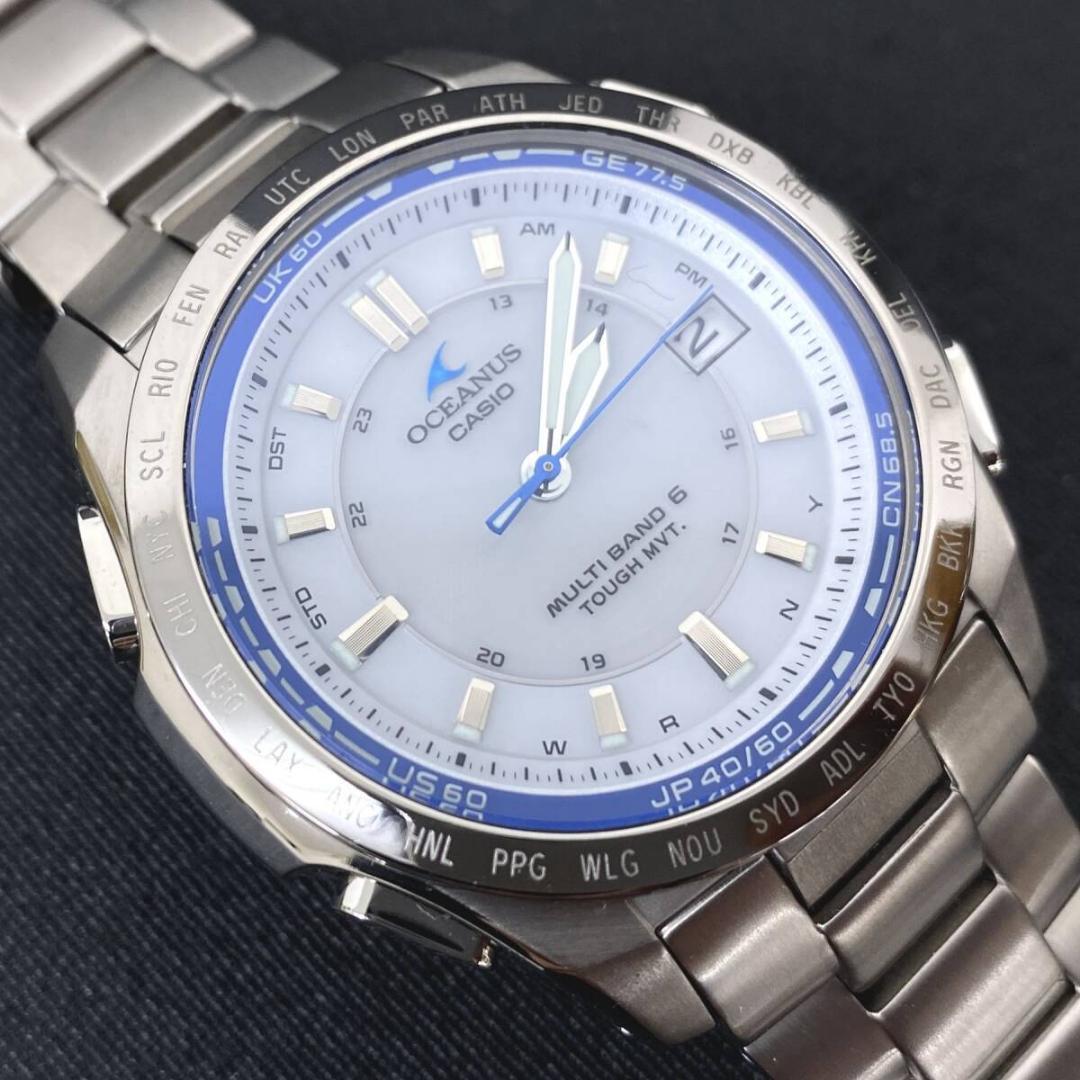 ジャンク CASIO OCEANUS OCW-T100 クォーツ 腕時計