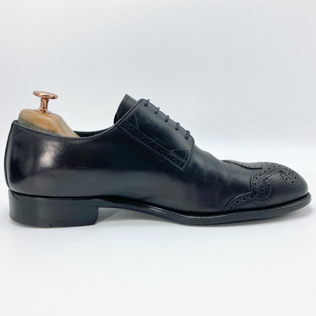 レア　ルイヴィトン　７　ウィングチップ　ドレスシューズ　ブラック　26cm相当