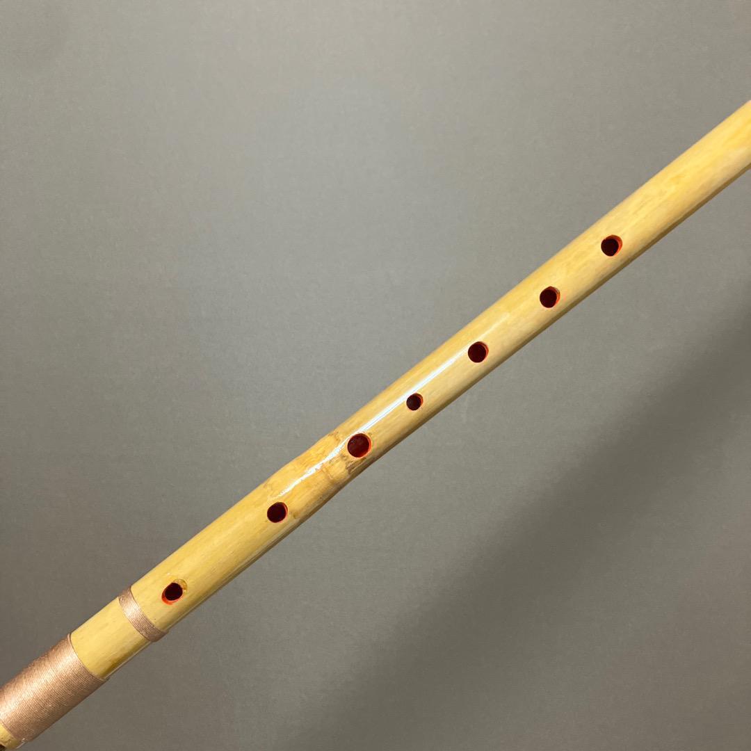 【二本調子 F#管】MR2-13　唄物　ドレミ調　天地糸巻西洋音階　竹笛