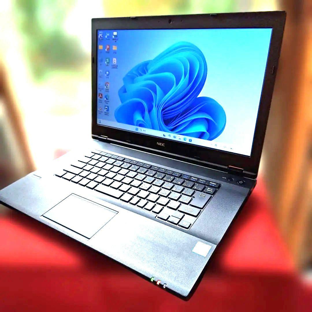 NECノート PC（15.E）Windows 11 初期化済 持ち手付専用バッグ