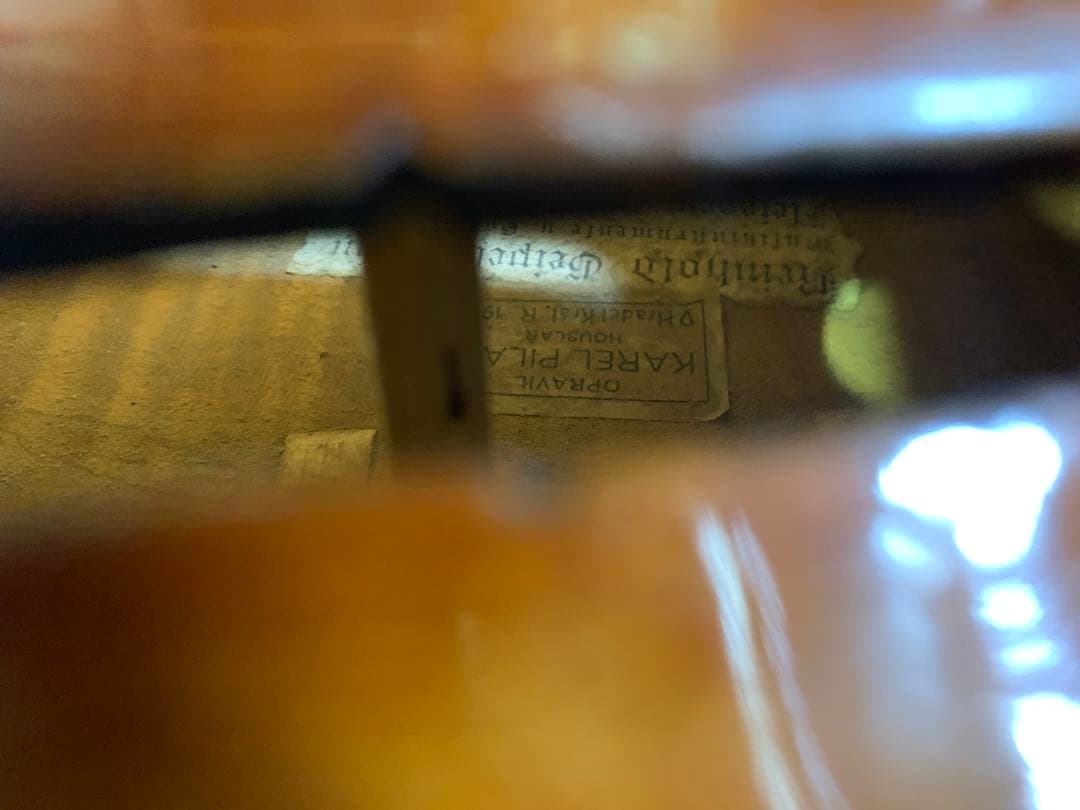 チェコ製　4/4 バイオリン　虎杢　reinhold geipel sohn