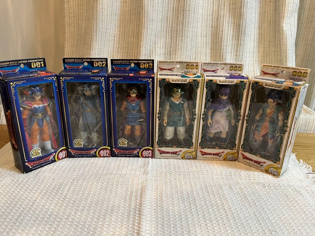 ドラゴンクエスト Ⅰ Ⅱ Ⅲ Ⅳ Ⅴ Ⅵ ソフビキャラクターズ　主人公　勇者
