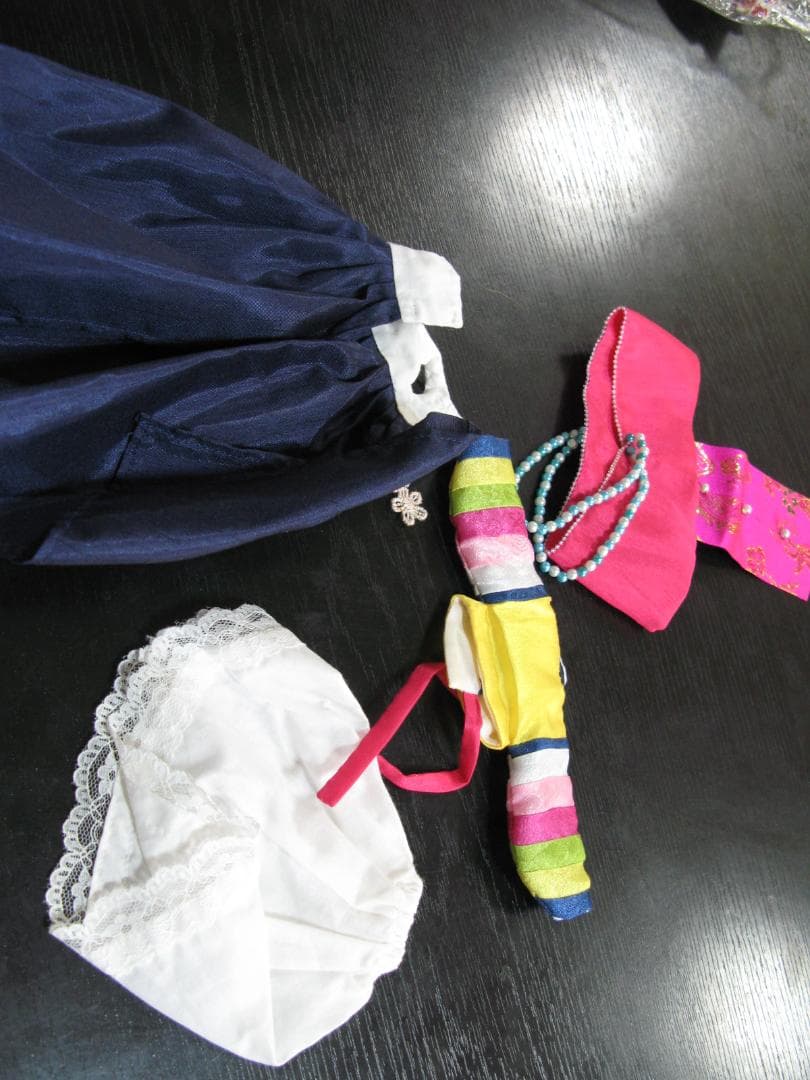 新品 ブライス ドール チョゴリ 韓服 ハンドメイド 韓流 世界唯一 ピンク帽