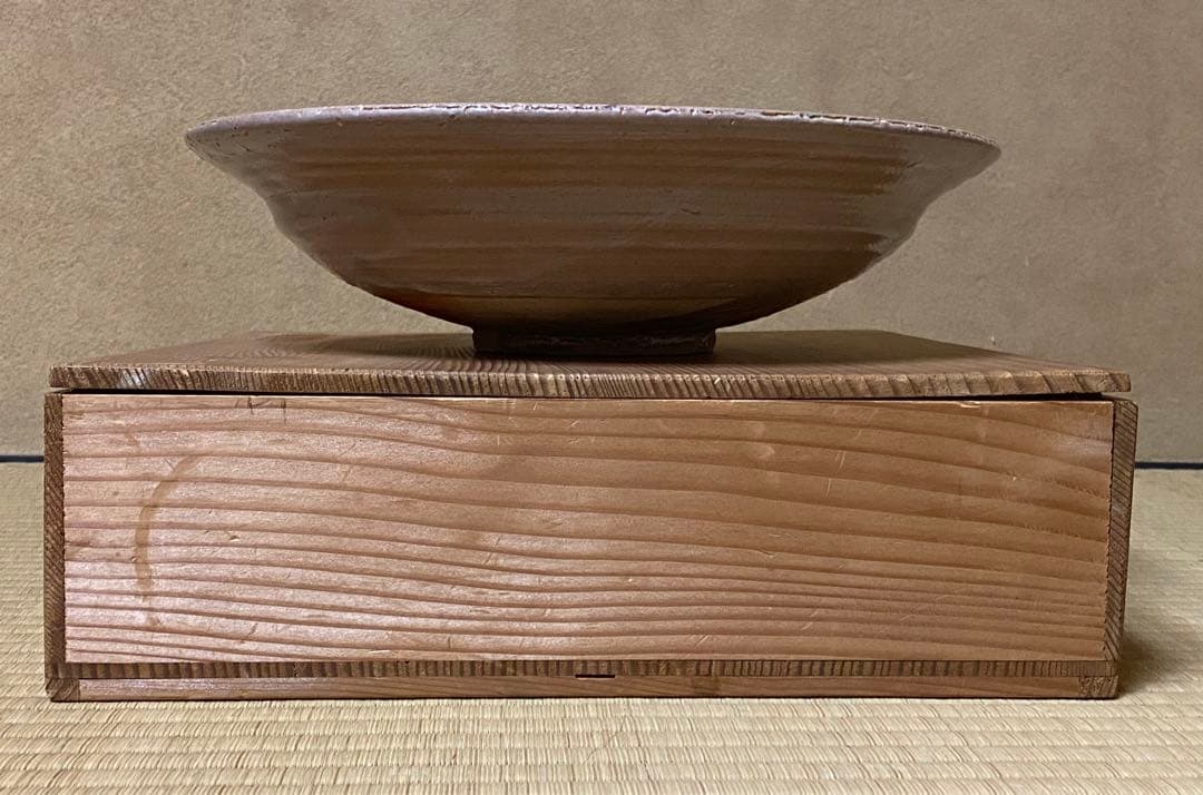 十二代中里太郎右衛門　絵唐津　額皿　大皿　レア商品　共箱付