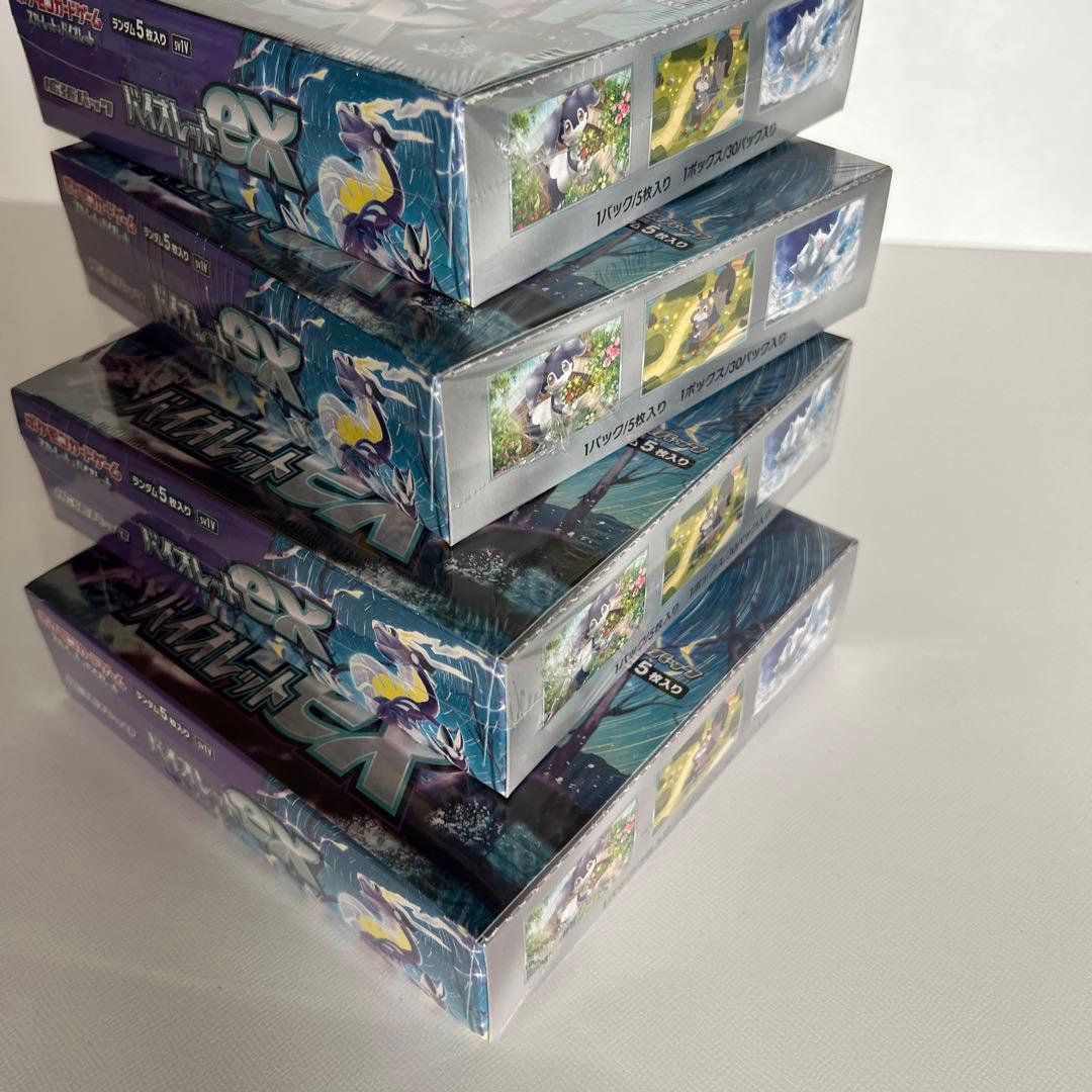 【 未開封 】スカーレットex  バイオレット ex 各4BOX シュリンクつき
