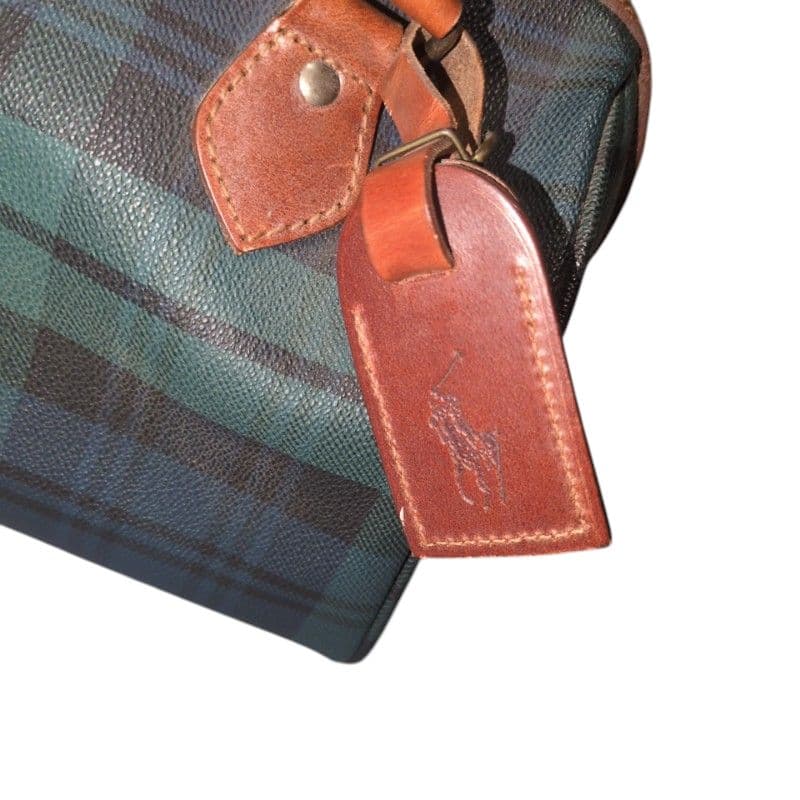 美品　ポロラルフローレン　ヴィンテージ　ミニボストン　ハンドバッグ