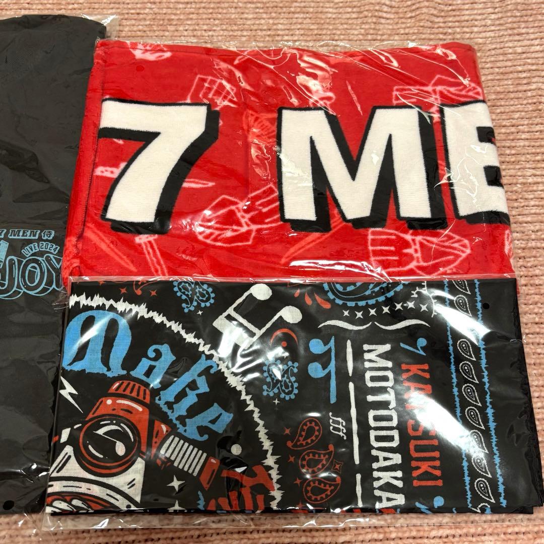 【新品】7 MEN 侍 ツアーTシャツ タオル バンダナ