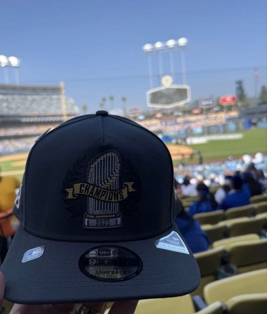 ロサンゼルス・ドジャース 2025ワールドシリーズ　優勝キャップ