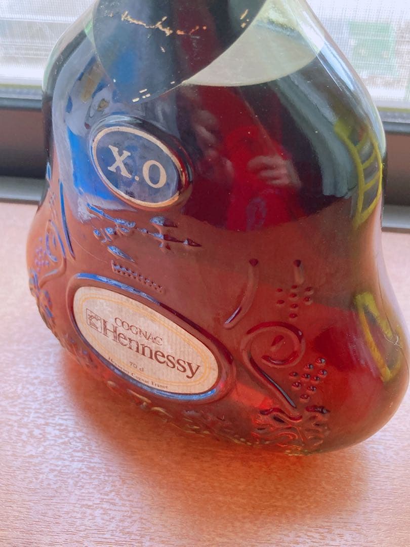 Hennessy X.O. コニャック　金キャップ　箱入り　未開栓