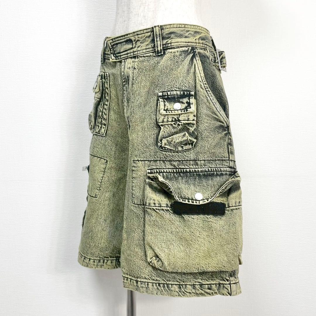 y2k❤️ DIESEL マルチポケット カーゴ ハーフパンツ
