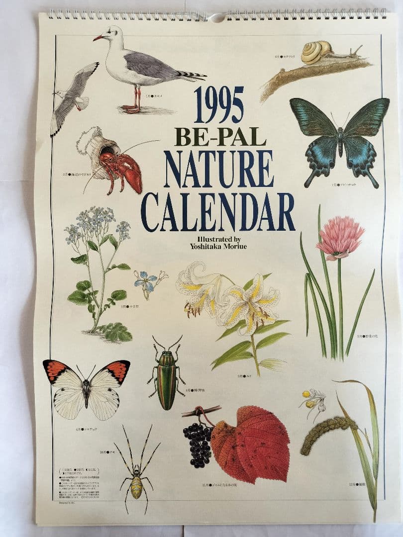 BE-PAL ビーパル カレンダー 新品未使用 1995年　ヴィンテージ