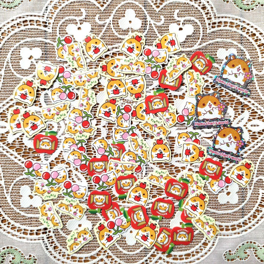 平成レトロ　ハムちゃんズワールドシールセット