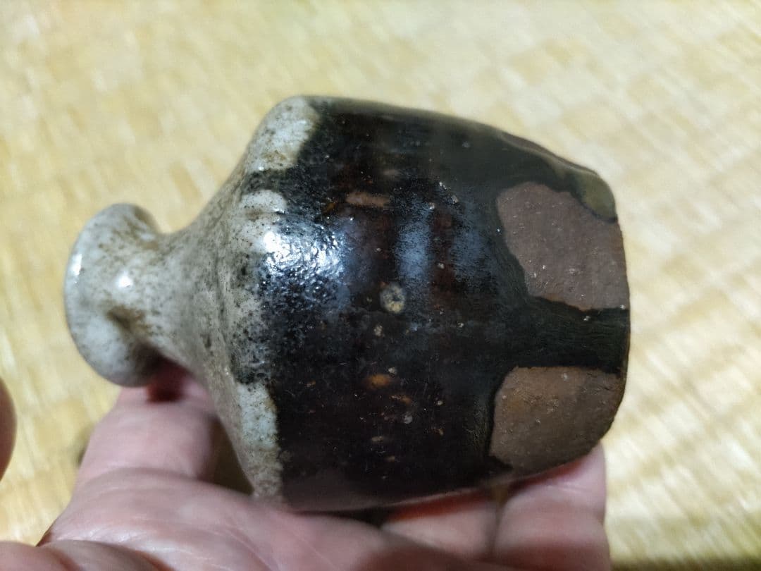 朝鮮唐津　小徳利　発掘伝製品　125cc　7尺徳利　振り出し　桃山・古唐津