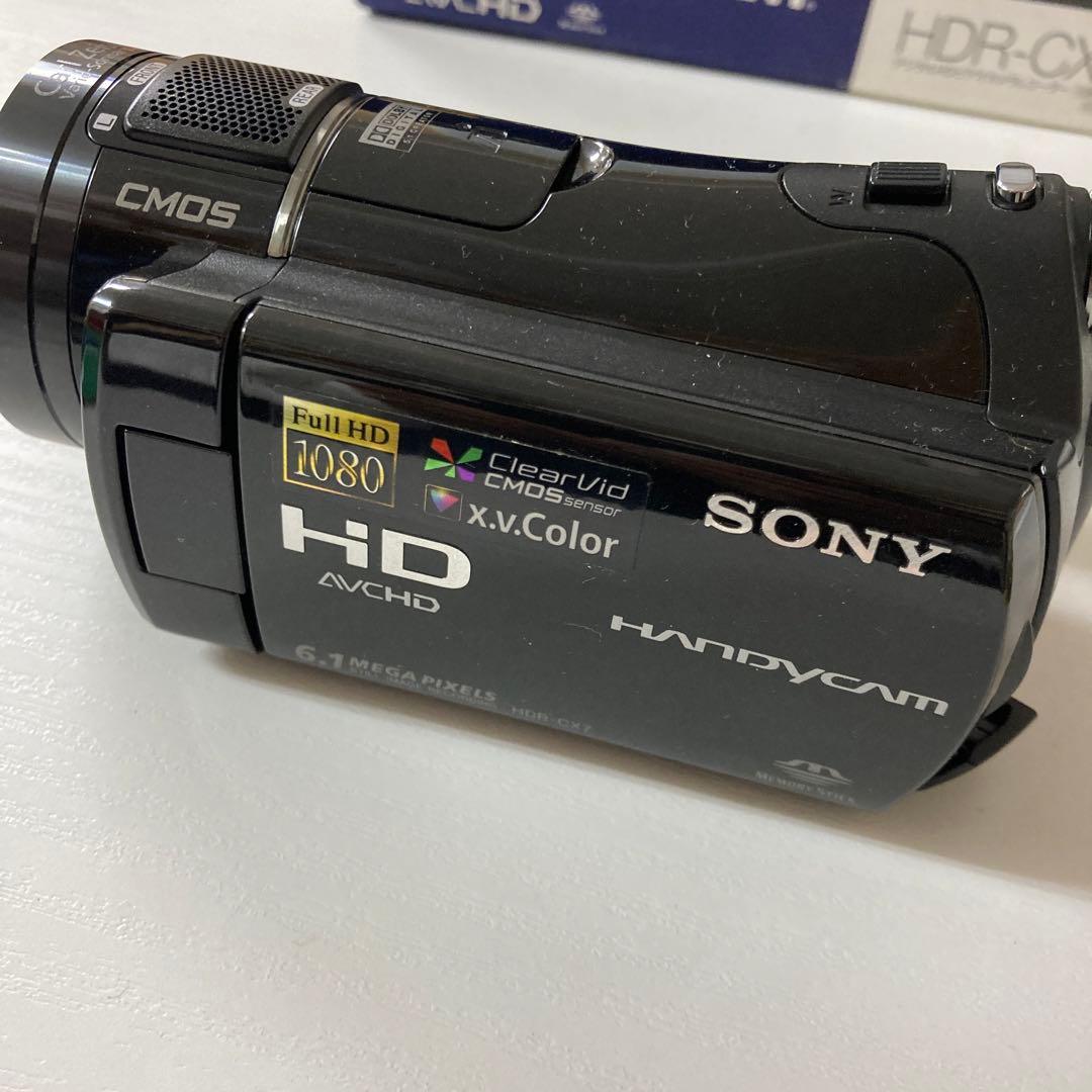 美品 SONY HDR-CX7 ナイトショット機能搭載 ビデオカメラ 完品