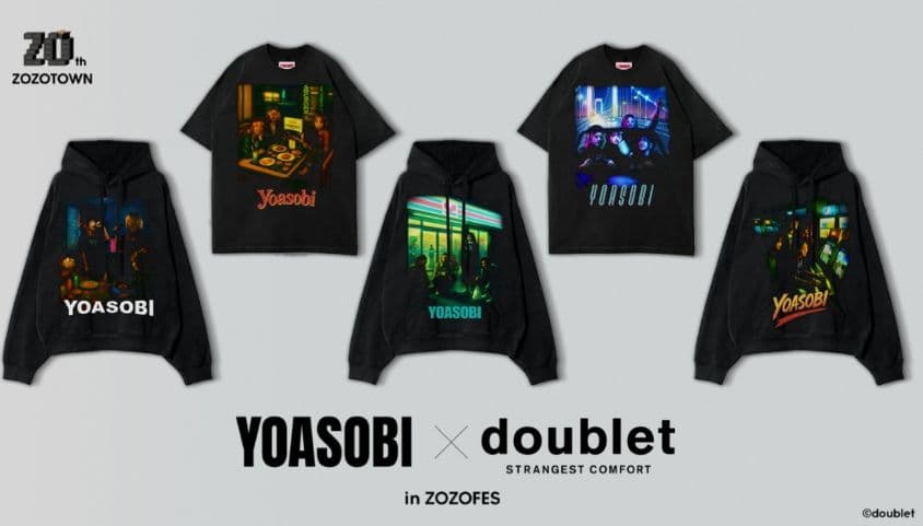 YOASOBI×doublet NIGHT OUT T-SHIRT DRIVE