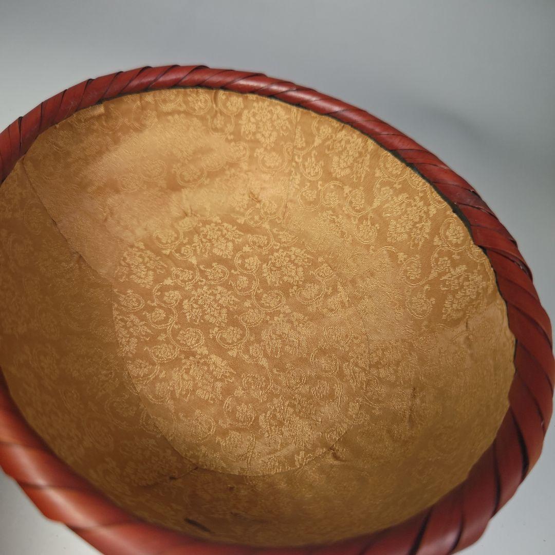 ウ312 茶籠『吉川日月作』『竹製　御所篭　共箱　茶道具』野点籠