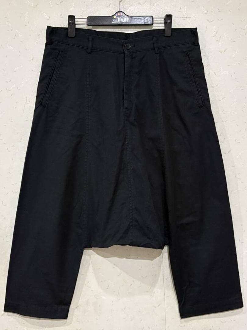 ブラック コムデギャルソン 1M-P012 サルエル パンツ ブラック L