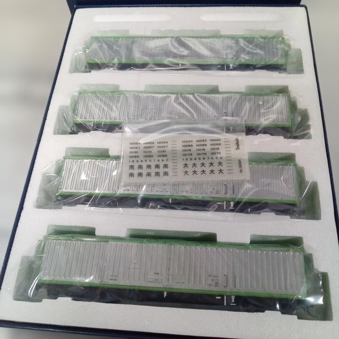 Tenshodo Nゲージ ワキ10000形 58004 高速貨車 ４輌セット