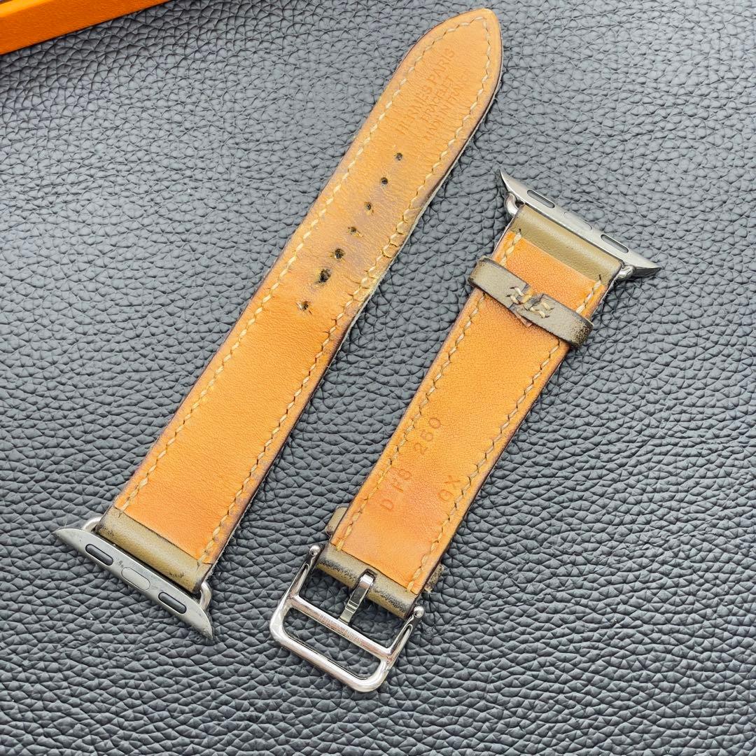 1278 Apple Watch エルメス　エトゥープ　アップル　HERMES