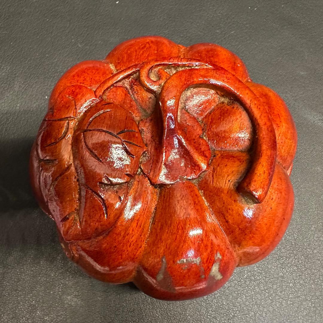 ♡Ea右1004 時代 硯 すずり 中国 端渓硯 南瓜 習字道具