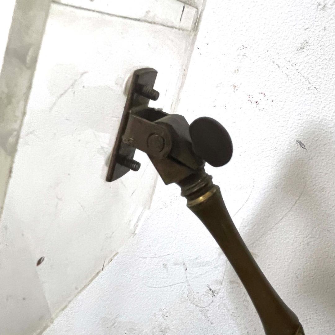 60s～70s ヴィンテージ ディスプレイシューズスタンド 真鍮脚/アンティーク