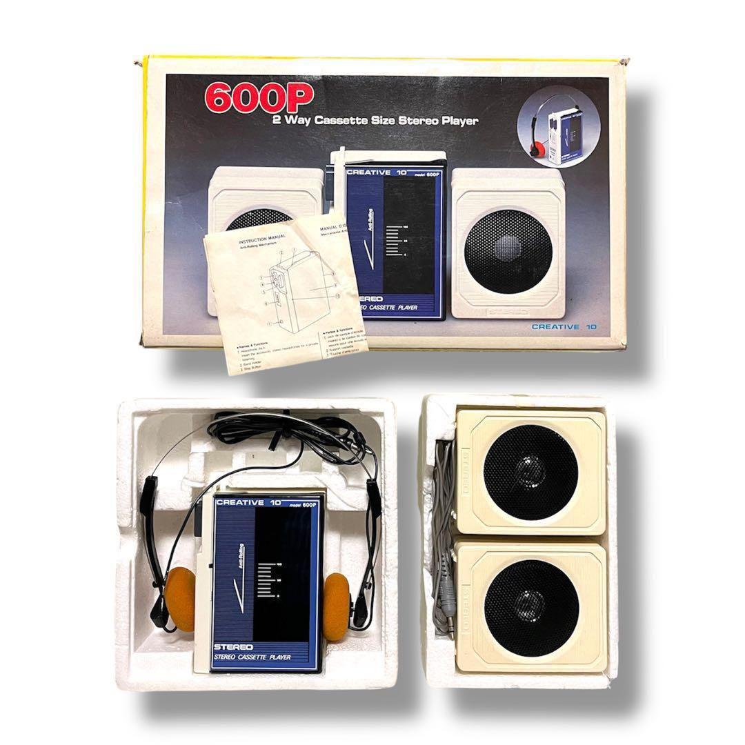 ★レア マイナーカセットプレイヤー スペースエイジ 昭和レトロ ウォークマン