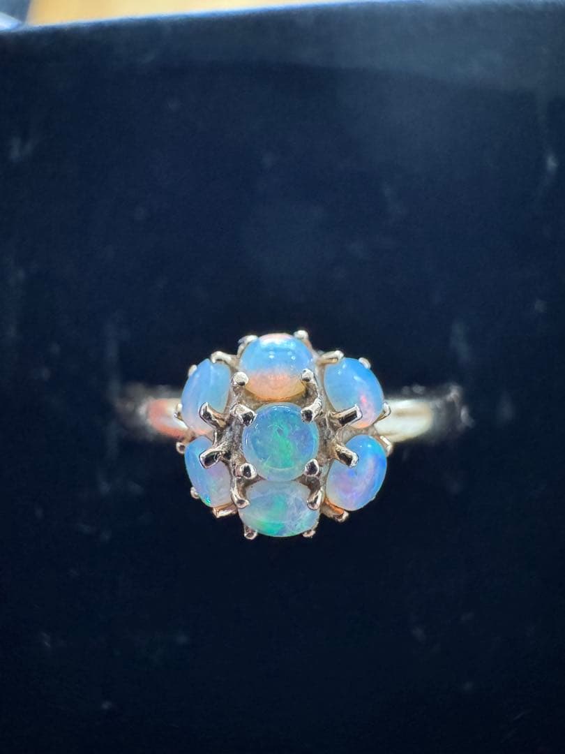 4℃ k18 オパールの指輪