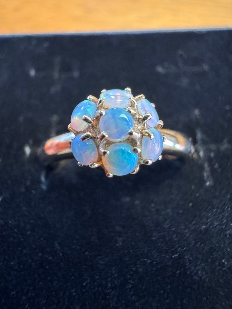 4℃ k18 オパールの指輪