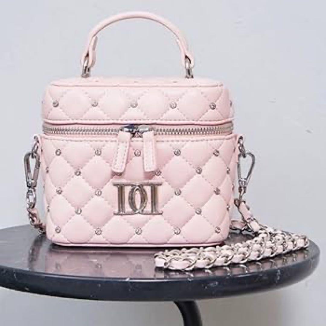 よっしーDarich（ダーリッチ） キルティングビジュースクエアミニバッグ