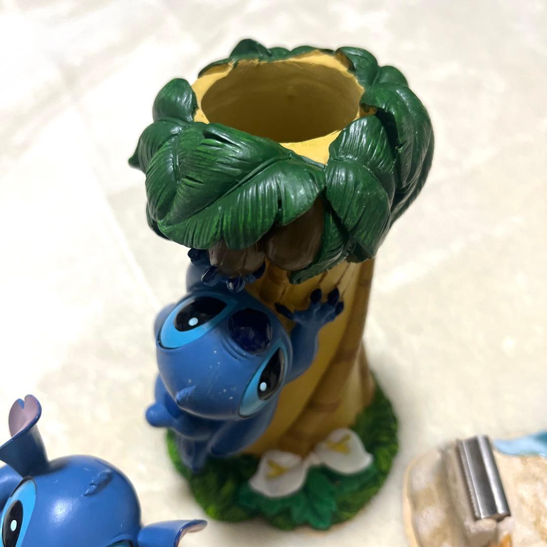 スティッチ　ステーショナリー　置物セット