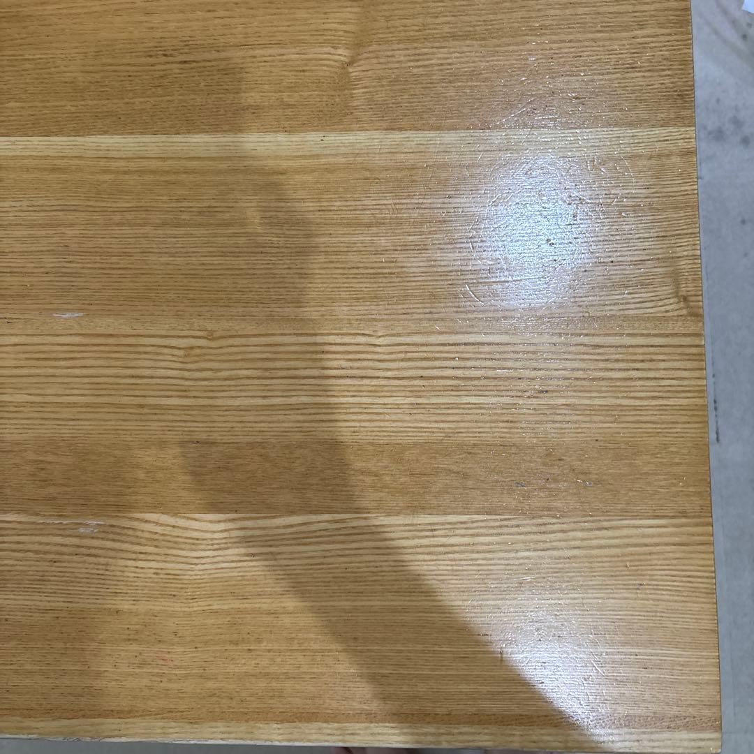 無印良品 MUJI タモ材 ナチュラルウッド 長方形ダイニングテーブル