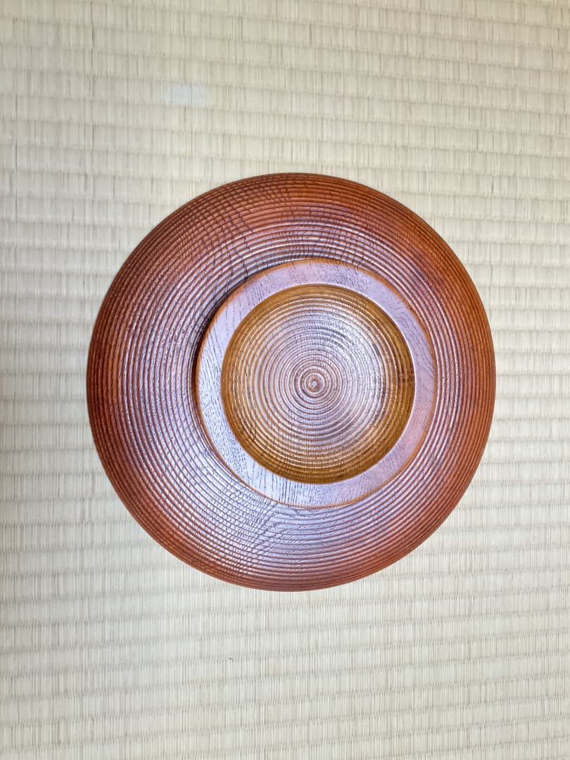 萩井好斎　ろくろ目足付菓子器072