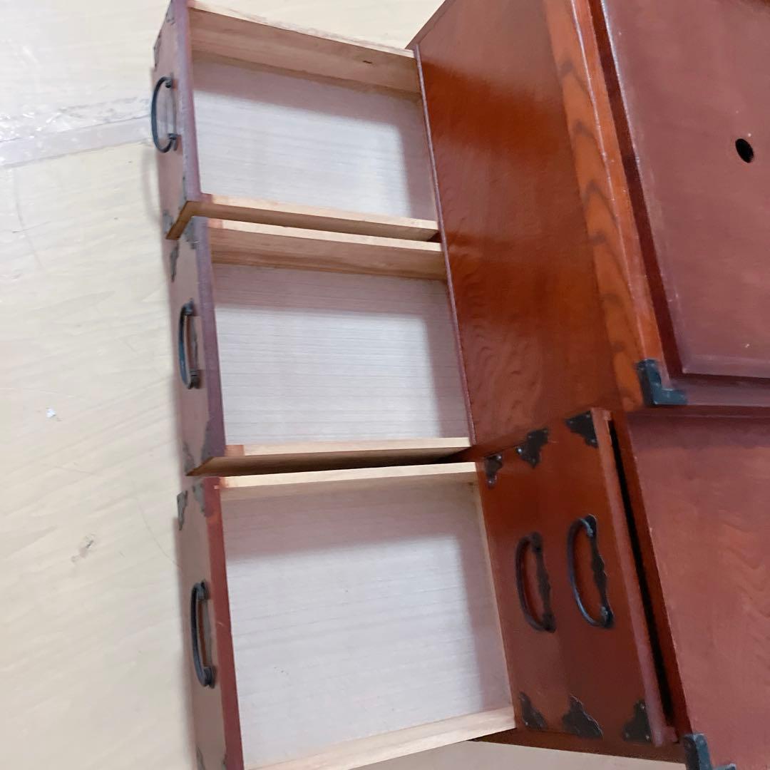 囲炉裏　木製　火鉢　火箸　灰付き　アンティーク　囲炉裏テーブル　古民具 和用具