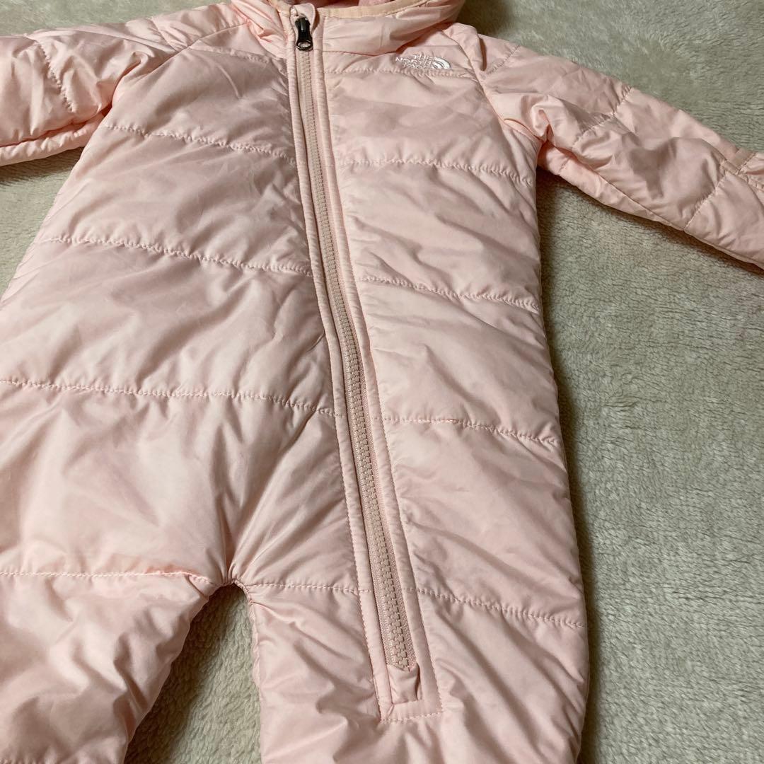 The North Face フード付きジャンプスーツ ピンク