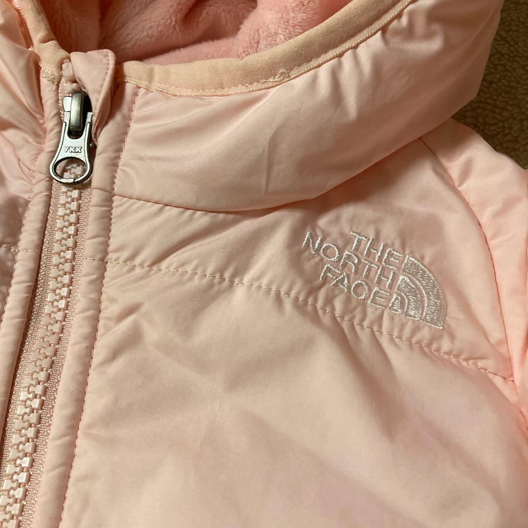 The North Face フード付きジャンプスーツ ピンク