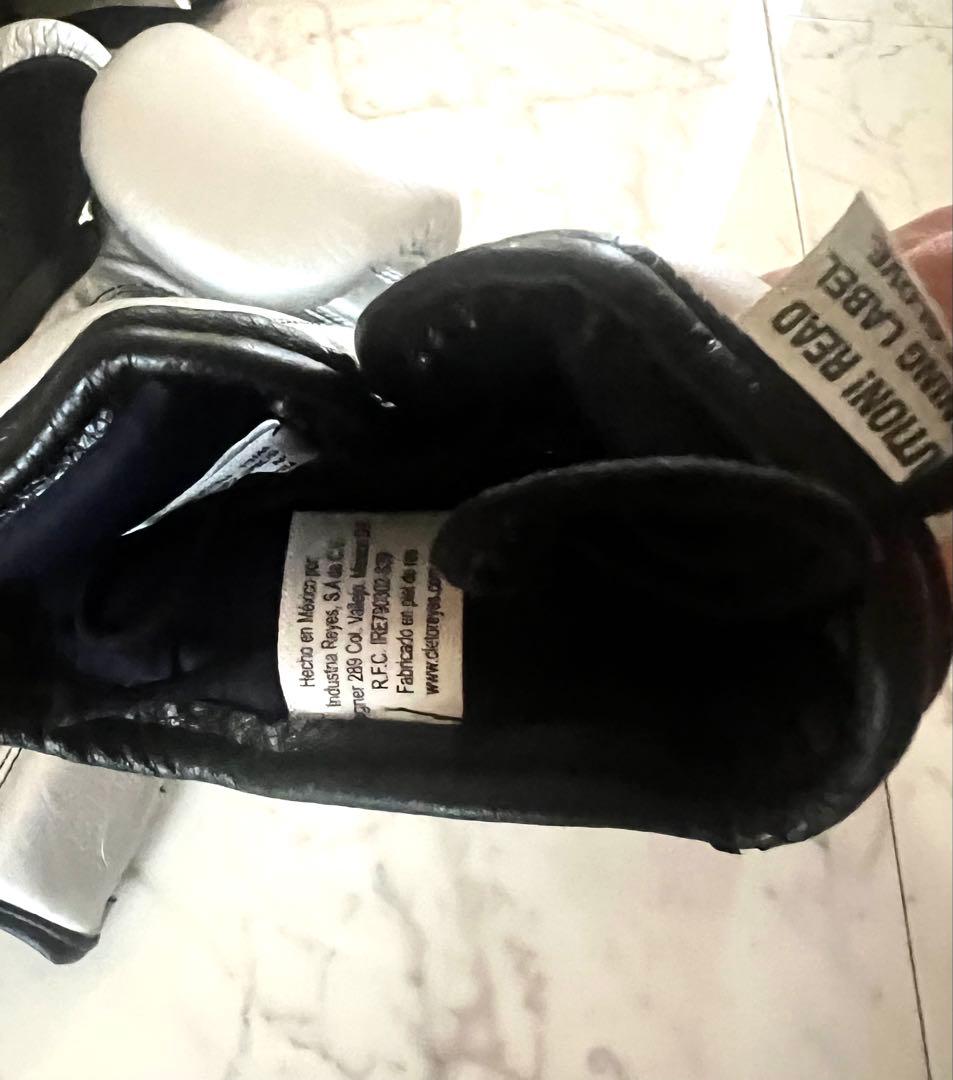 REYES ボクシング　グローブ シルバー 14オンス