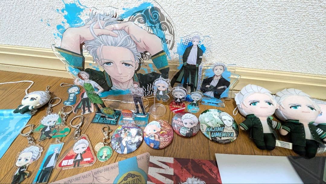 大量出品梅宮一WINDBREAKERグッズまとめ売り【新品あり・おまけ付き】