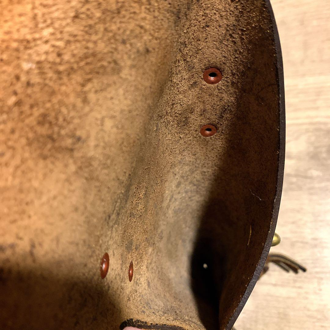 1980年代　国際産業　コクサイ　米軍 US刻印　本革　レザーホルスター　茶