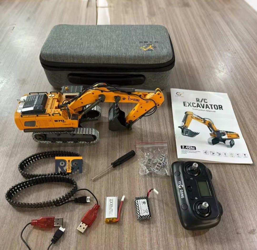 ☆期間限定値下げ☆ 1/50 970 RTR RCショベル　ケース付き　ラジコン