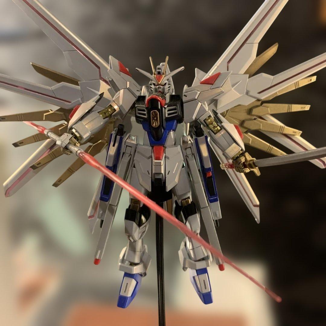 HG マイティーストライクフリーダム　塗装完成品