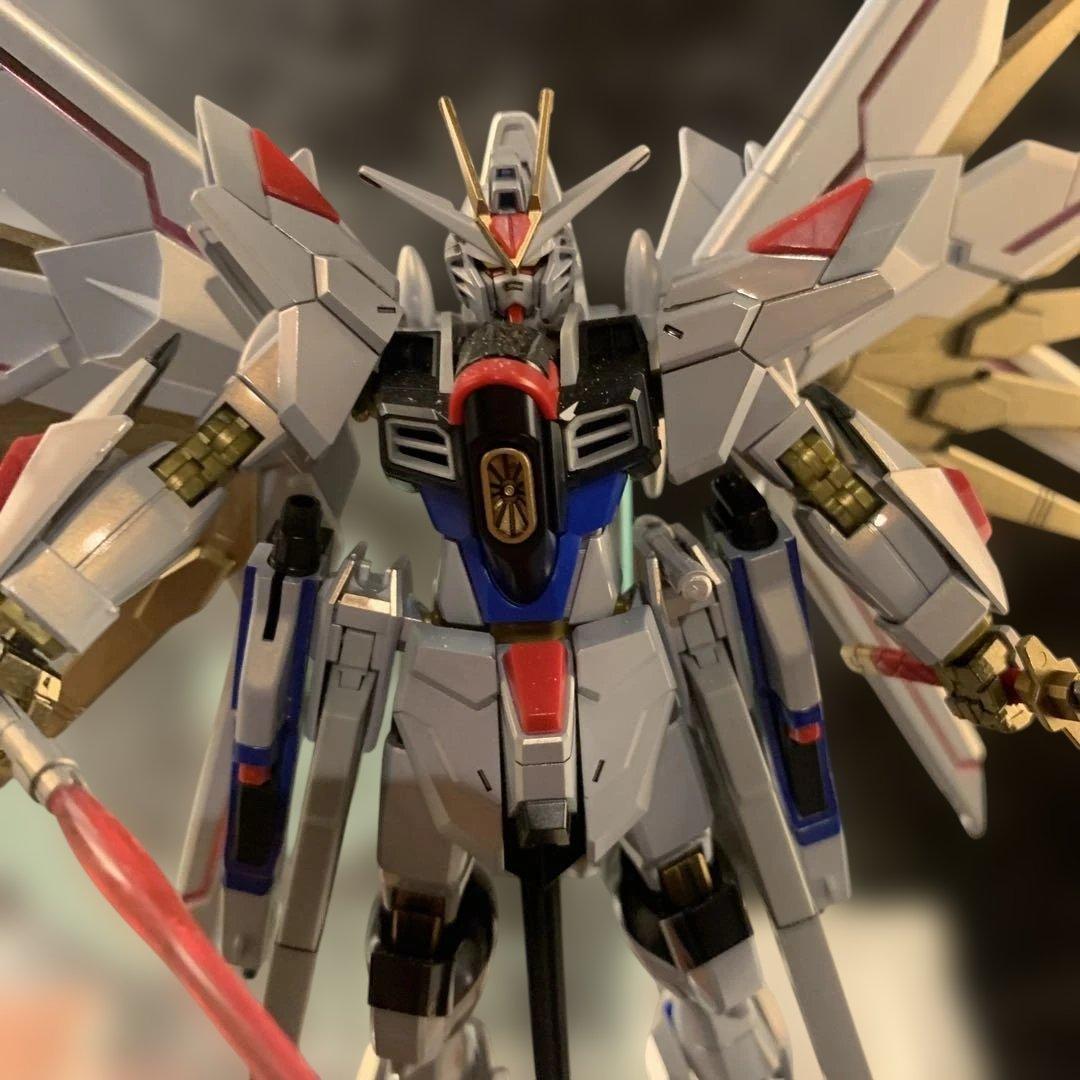 HG マイティーストライクフリーダム　塗装完成品