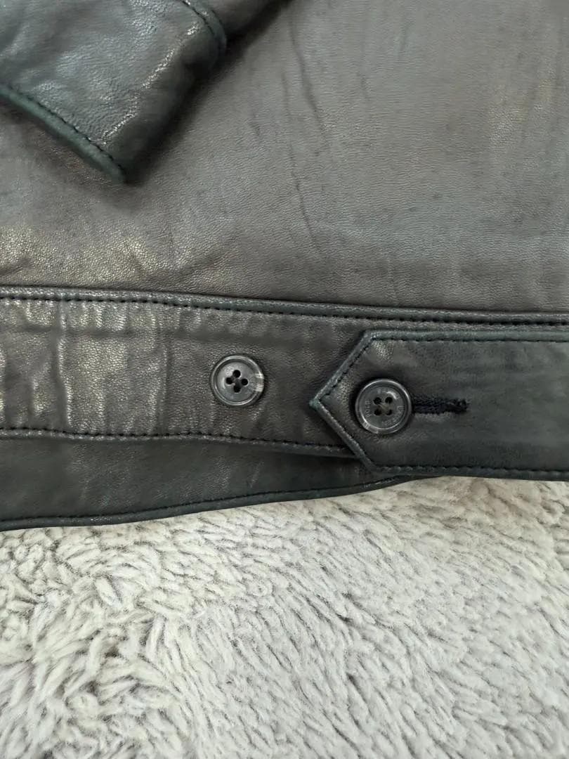 【希少Sサイズ】ラルフローレン/レザー/スイングトップ/S/ブラック/黒/ポニー