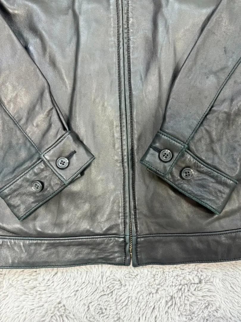 【希少Sサイズ】ラルフローレン/レザー/スイングトップ/S/ブラック/黒/ポニー