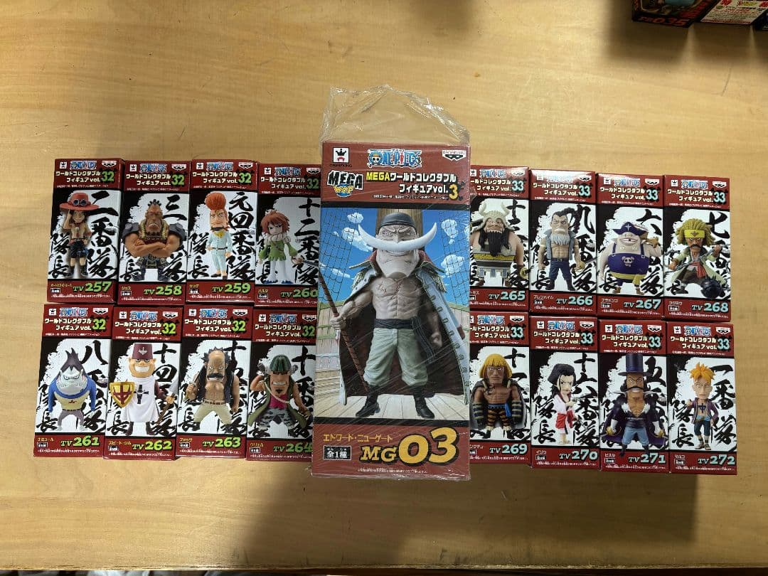 ワンピース フィギュアセット 白ひげ海賊団