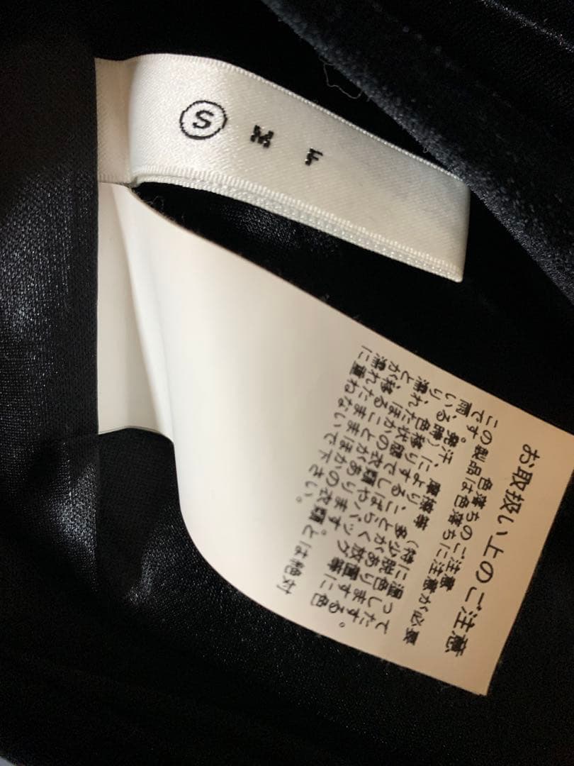 AMERI ベロアチュールドレス