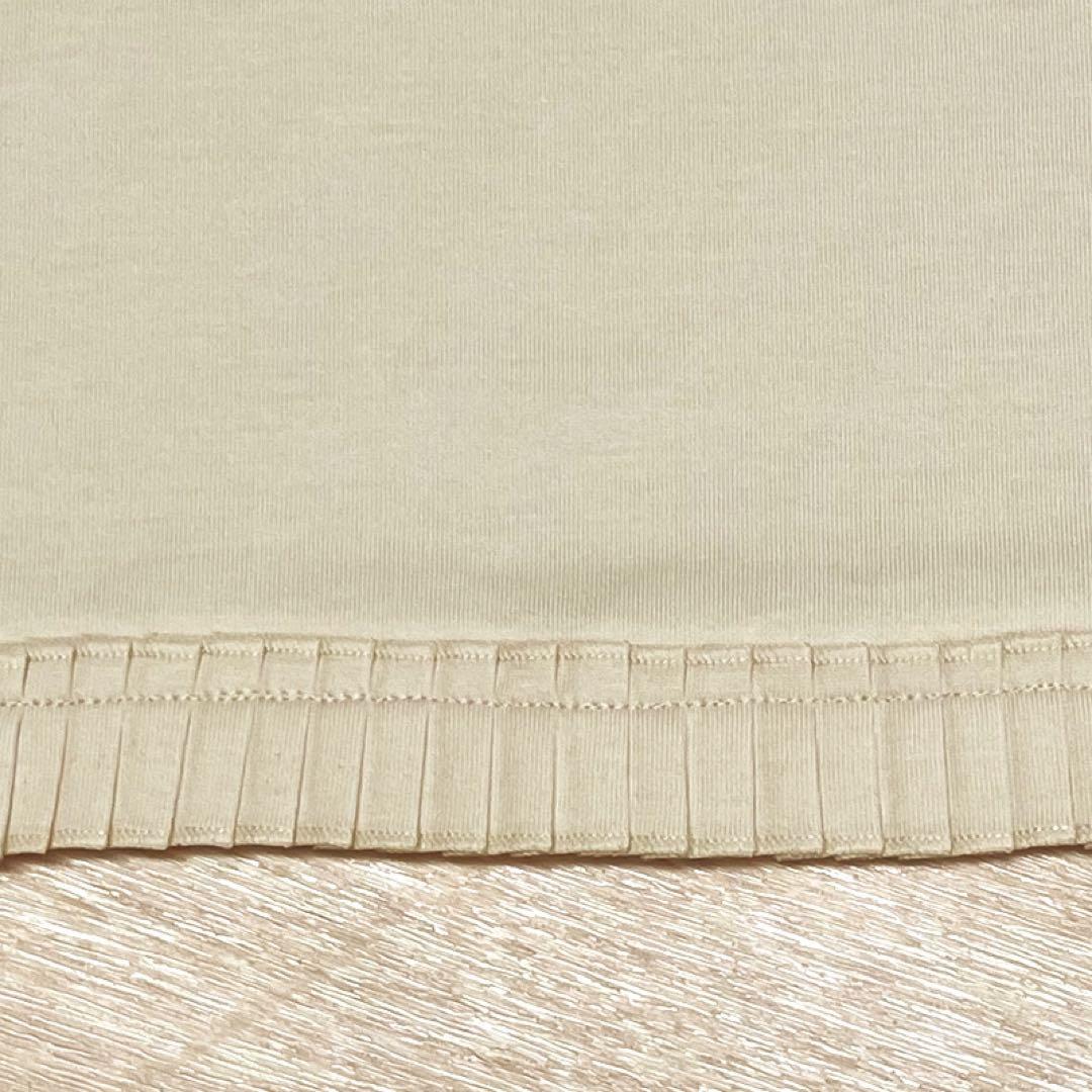 マックスマーラ コットン ジャージー トップ ベージュ