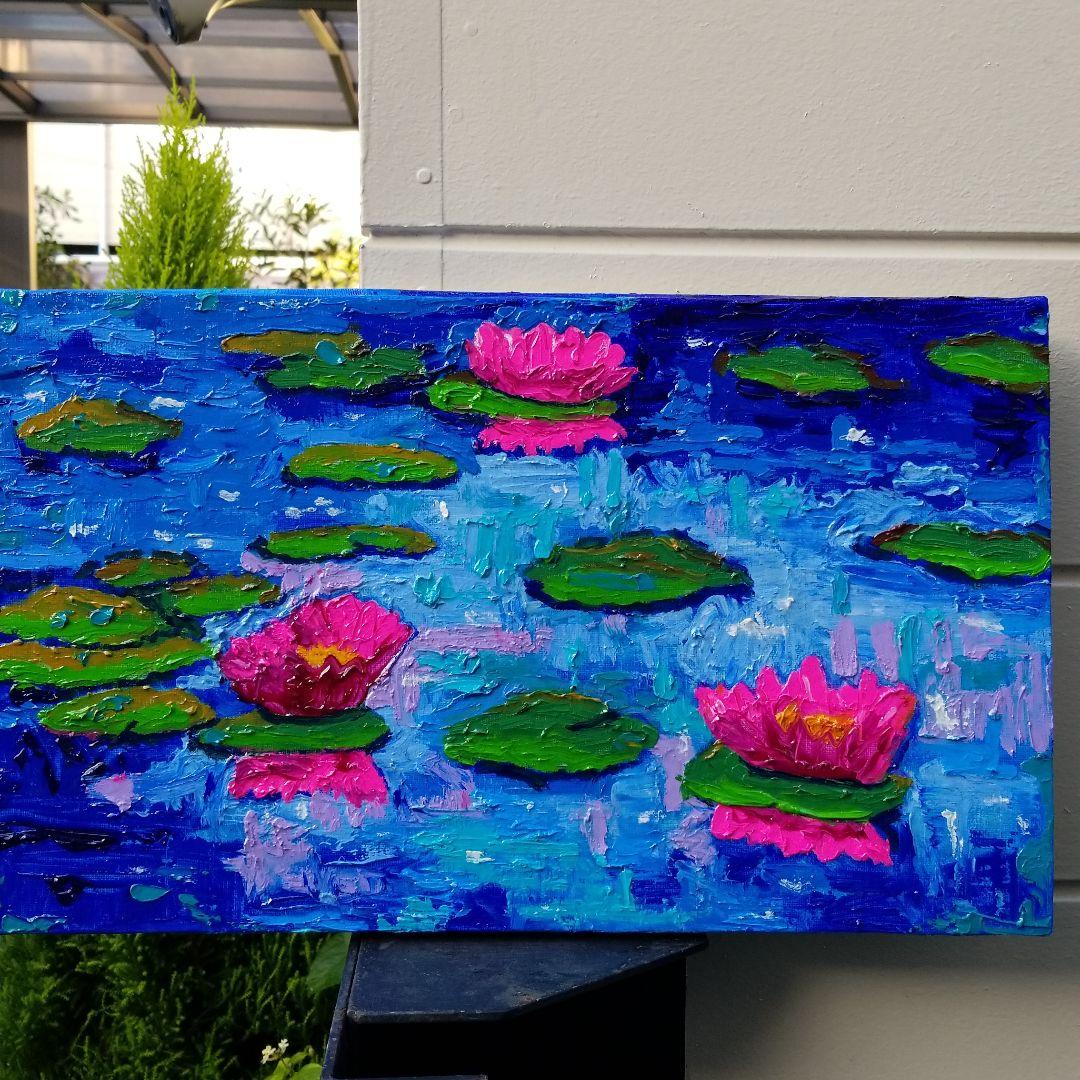 油絵　 専用　睡蓮　抽象画