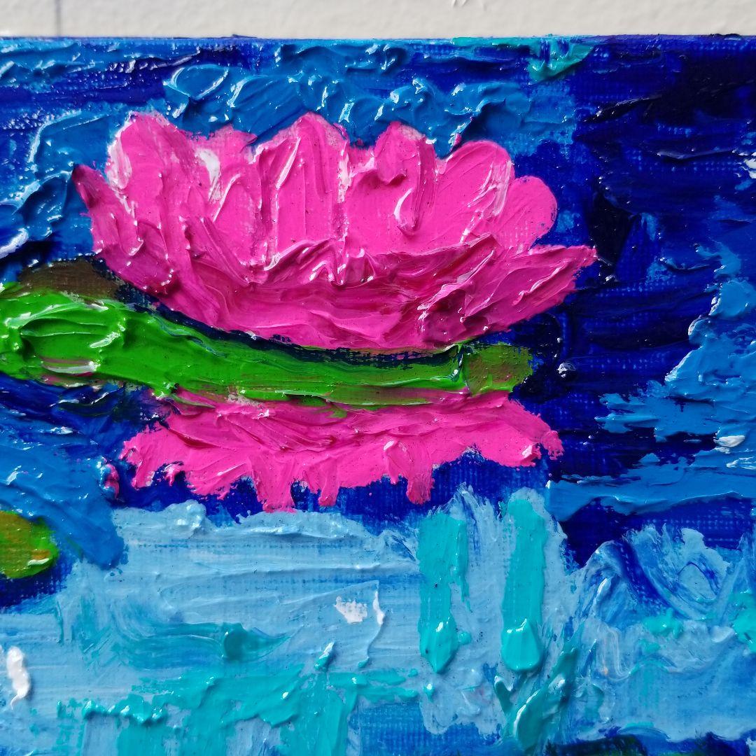 油絵　 専用　睡蓮　抽象画