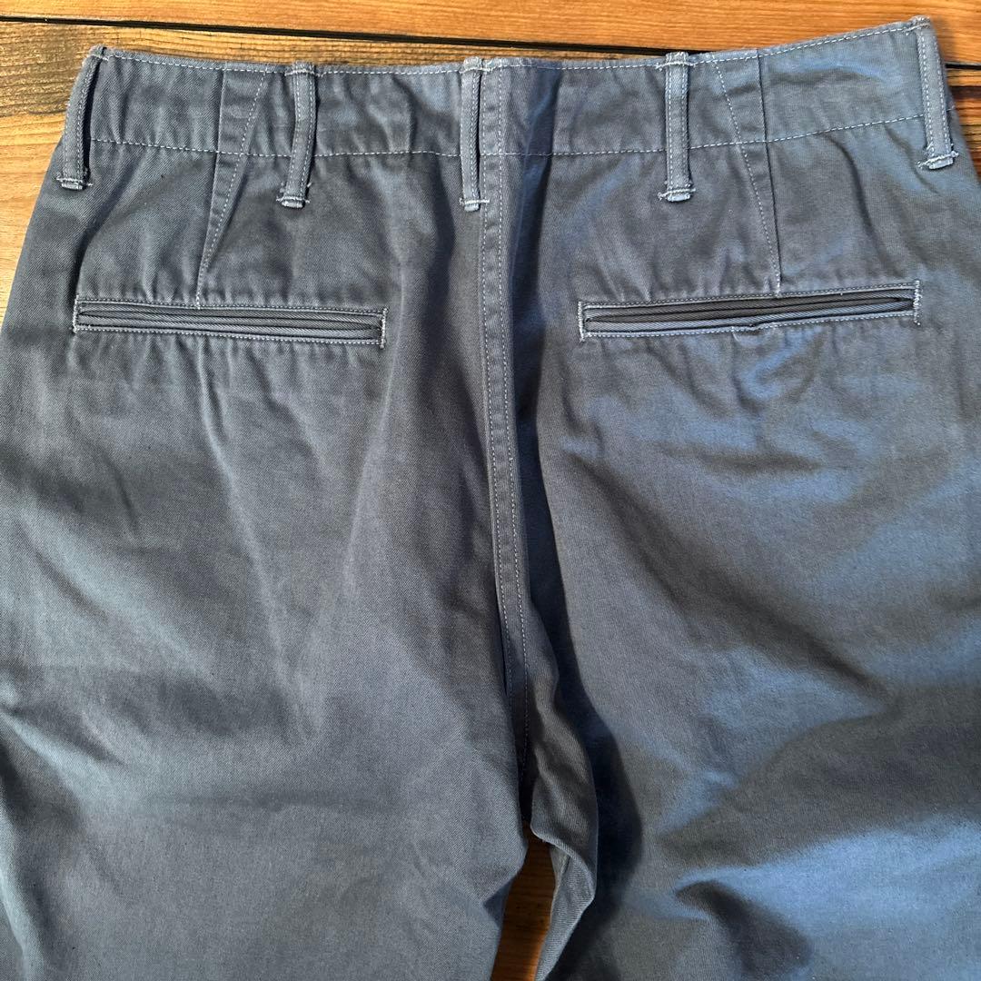 【定番】ウエアハウスLot 1082 CHINOES ブルーグレーチノパン