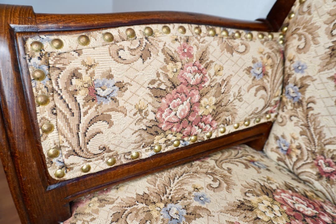 イタリア アンティーク テレフォンベンチ ベンチソファ